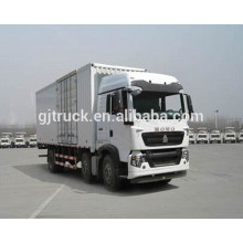6X2 drive Sinotruk HOWO van truck/HOWO van box truck/HOWO van cargo truck/HOWO cargo box truck for 20T loading and transport